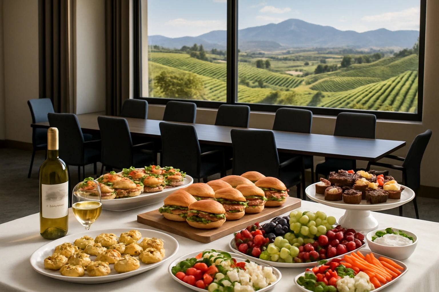 Fresh prepared meals ready for workplace delivery in Temecula Valley