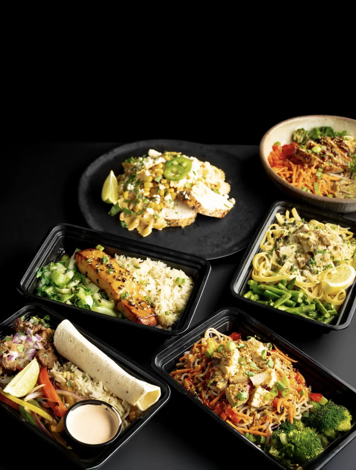 A rotating lineup of fresh, individually portioned My Healthy Penguin meals